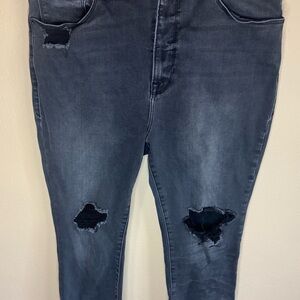 Good American Black Skinny Jeans High-Rise​